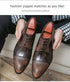 Men's Fashion Derby Shoes Lace-Up Business Office Dress Shoes for Weddings and Formal Events